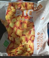 Patates douces en morceaux