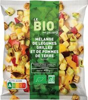 Mélange de légumes grillés et pommes de terre bio