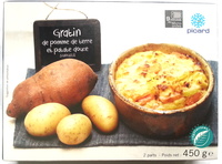 Gratin de pomme de terre et patate douce