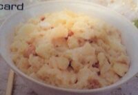Ecrasé de pomme de terre, pomme, bloc de foie gras de canard