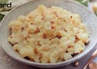 Ecrasé de céleri, pomme de terre et noisette