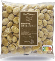 Marrons entiers épluchés