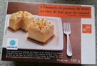 Fondants de pomme de terre au foie gras