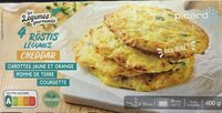 4 Röstis de légumes et cheddar