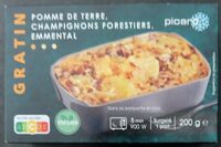 Gratin pomme de terre champignons forestiers emmental