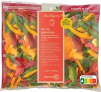 Trio de poivrons sans résidu de pesticides