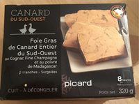 Foie gras de canard entier du Sud-Ouest au Cognac Fine Champagne et au poivre de Madagascar