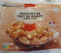 Bouchées de filet de poulet curry-coco