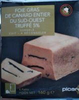 Foie gras de c nanard entier du Sud-Ouest truffé 5%