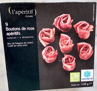 9 boutons de rose apéritifs