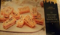 12 mini croque à la truffe