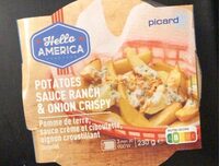 Potatoes sauce ranche & onion crispy
