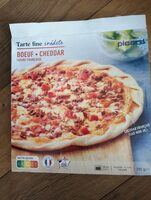 Tarte fine bœuf - cheddar