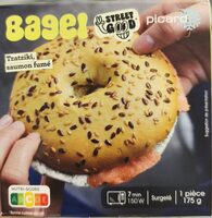 Bagel tzatziki saumon