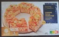 Couronne festive saumon fumé