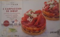 2 carpaccios de boeuf