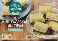 Mini focaccias au thym