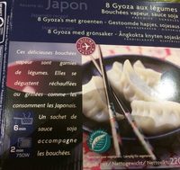 Gyoza aux legumes