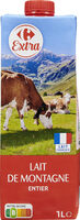 Lait de montagne entier