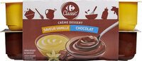 Crème dessert Saveur Vanille Chocolat