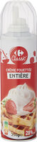 Crème fouettée entière