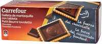 Galleta tableta chocolate negro