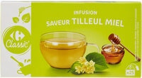 Infusion saveur tilleul miel