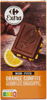 Noir orange confite