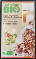 Muesli floconneux 30% de fruits secs