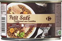 Petit salé aux lentilles