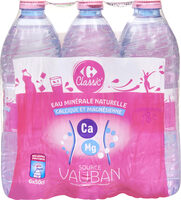 Eau minérale naturelle calcique et magnésienne