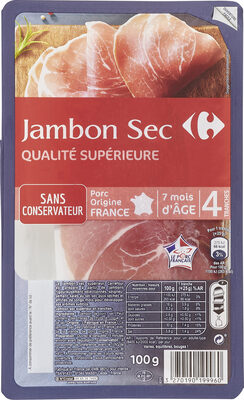Jambon sec 7 mois d'âge by Carrefour