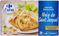 Paniers feuilletés Noix de Saint-Jacques*