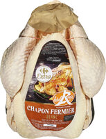 Chapon fermier blanc