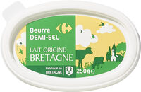 Beurre gastronomique demi-sel