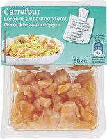 Lardons de saumon fumé