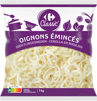 Oignons émincés