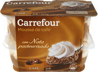 Mousse de café y nata