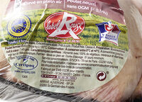 Poulet blanc fermier d'auvergne