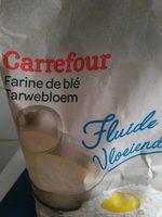 Farine de blé fluide