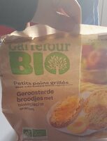 Petits pains grillés aux céréales biologiques