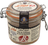 Pâté de Campagne au Sel de Guérande Label Rouge Le Parfait