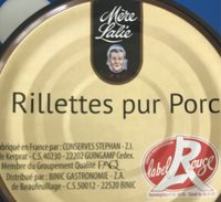 Rillettes pur porc