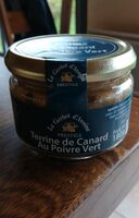Terrine de canard poivre vert