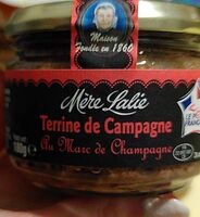 Terrine de campagne au marc de champagne