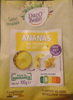 Ananas sans sucres ajoutés