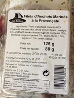 Filet Anchois a la Procencale