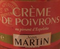 Crème de poivrons au piment d'Espelette