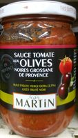 Sauce tomates aux olives Sans colorant ni conservateur