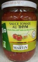 Sauce tomate au Thym au miel